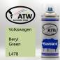 Preview: Volkswagen, Beryl Green, L478: 400ml Sprühdose, von ATW Autoteile West.